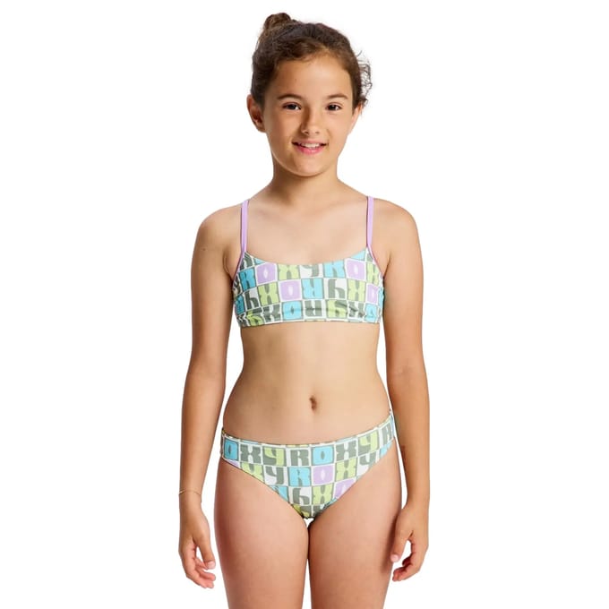 2-delig zwempak voor meisjes Roxy Letter Up