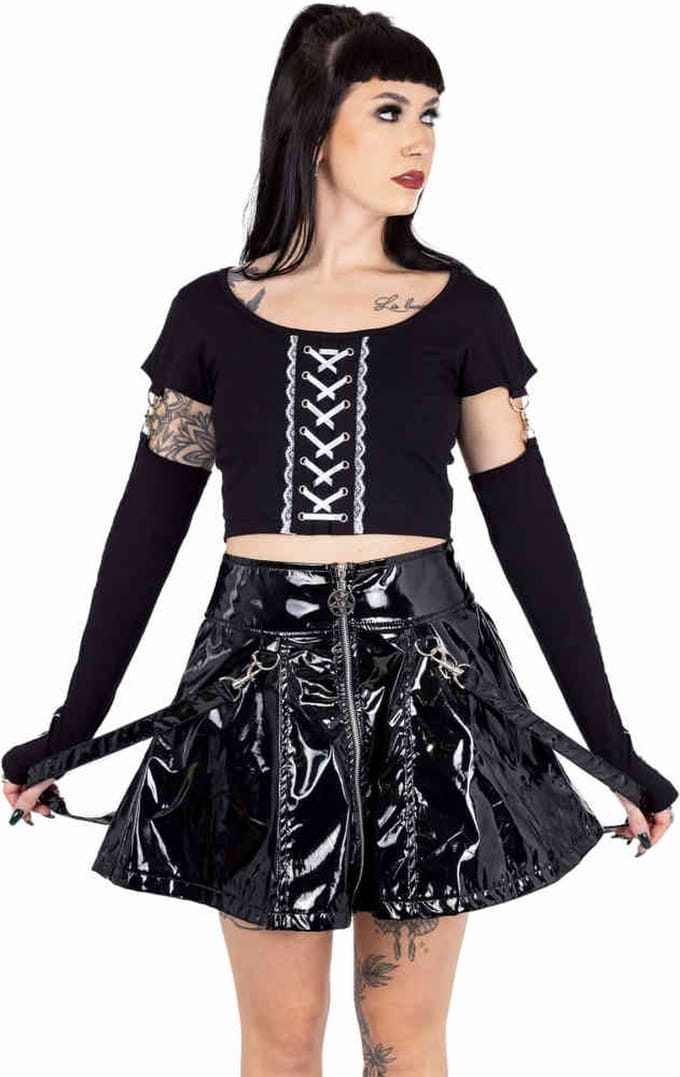 Heartless - Lilla Rok - XXL - Zwart