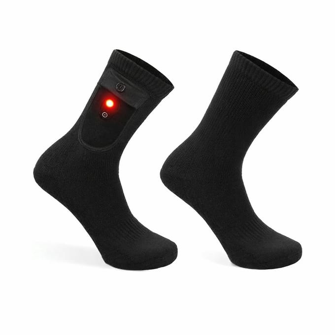 Warmyo elektrisch verwarmbare Sokken, Zwart S
