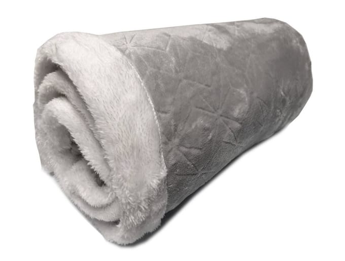Better Nights - Plaid - Zeni Gris Clair - 150x200 - Sherpa - Grijs - Fluffy - 100% Polyester - Fake flannel