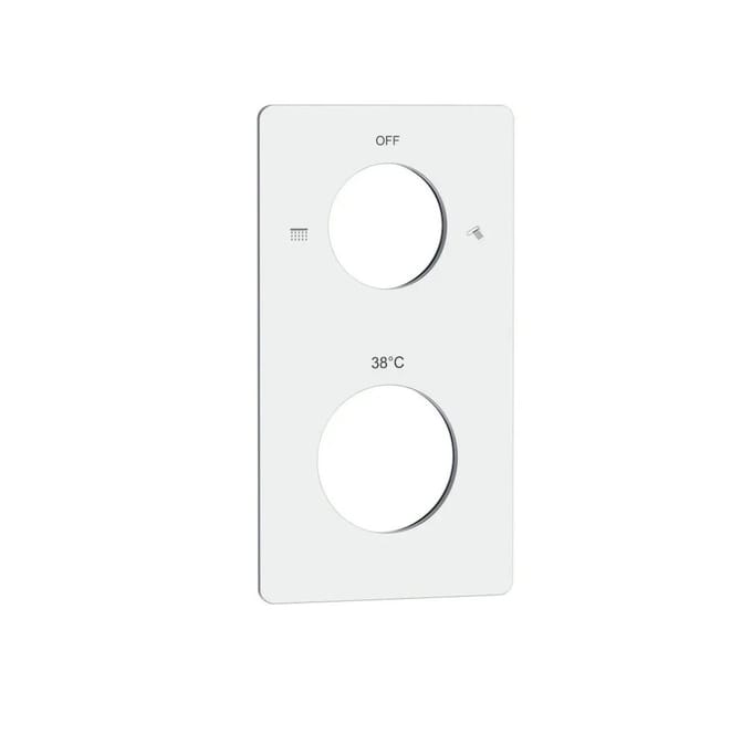 DutchLine Inbouwdeel Chroom GRIP 2-weg