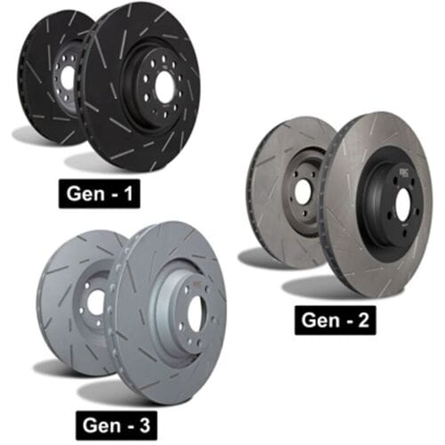Remschijf EBC BRAKES USR1768, 2 stuk