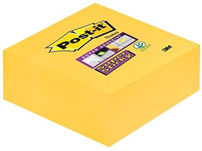 Super Sticky Notes - Ultrageel - 270 Vellen - 76 mm x 76 mm - Ideaal voor To-Do Lijsten en Herinneringen