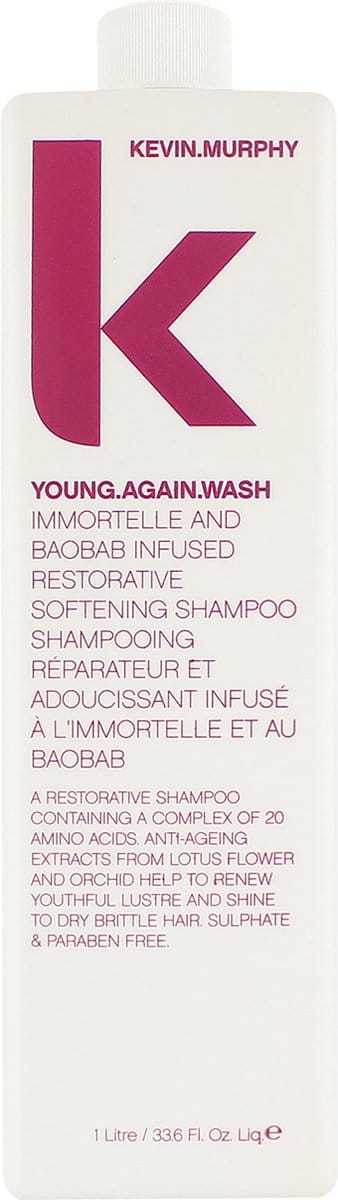 Kevin Murphy, Young Again, Shampoing pour Cheveux, Pour l'Hydratation, 1000 ml