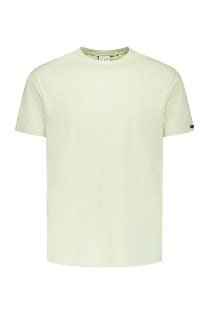 No Excess T-shirt Crewneck Melange Seagreen Größe: M | Basic T-Shirts Outlet | Herren | Grün