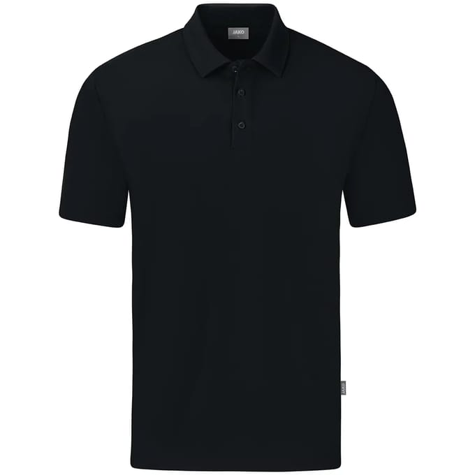 Jako Organic Polo Stretch Heren - Zwart | Maat: M