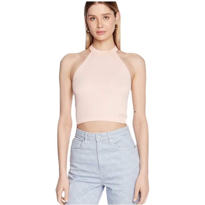 Guess dames top met logo in klassieke stijl
