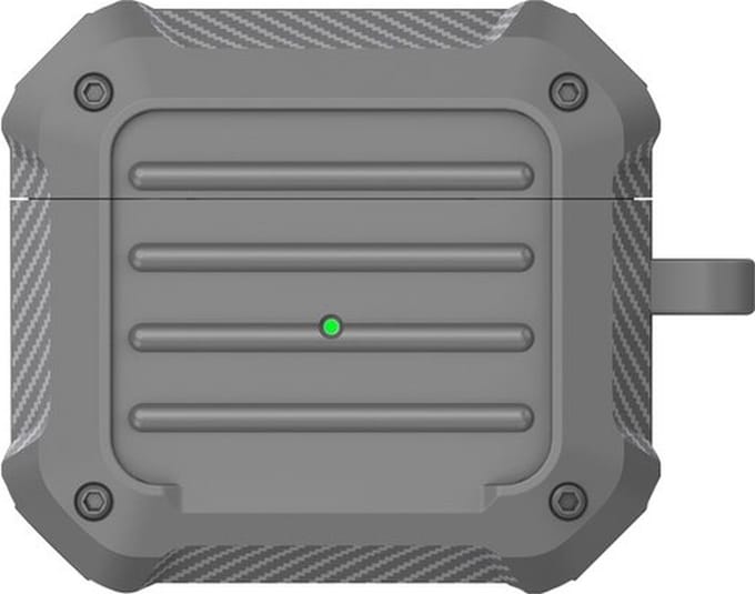 By Qubix - AirPods 3 hoesje - hardcase - Shell series - Grijs