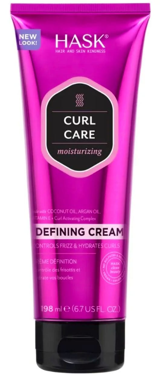 Hask Haarolie Curl Care Curl Defining Cream - Vitamine E - Haarcreme - Voor de perfecte krul