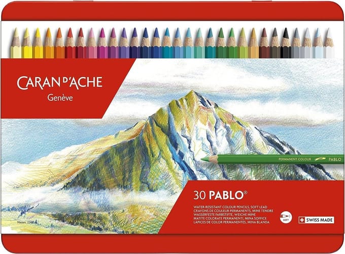 Kleurpotlood caran d'ache pablo doos 30 stuks