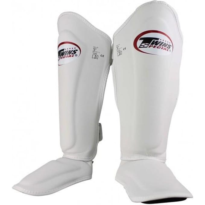 Twins Special SGL-7 Scheenbeschermers Wit – Muay Thai & Kickboksen – Maat M
