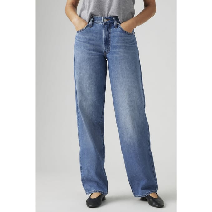 Levi's Baggy Dad Heavy Check Taglia: W28L34 | Jeans Outlet | Donna
