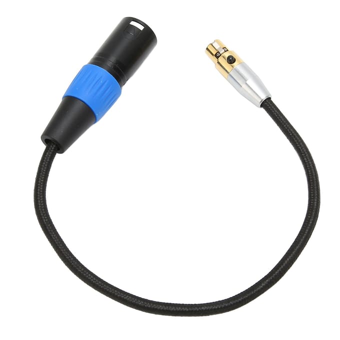 Câble XLR mâle vers mini XLR femelle, adaptateur professionnel à 3 broches pour appareil photo, mixeur, microphone 0.3 Meter / 1ft