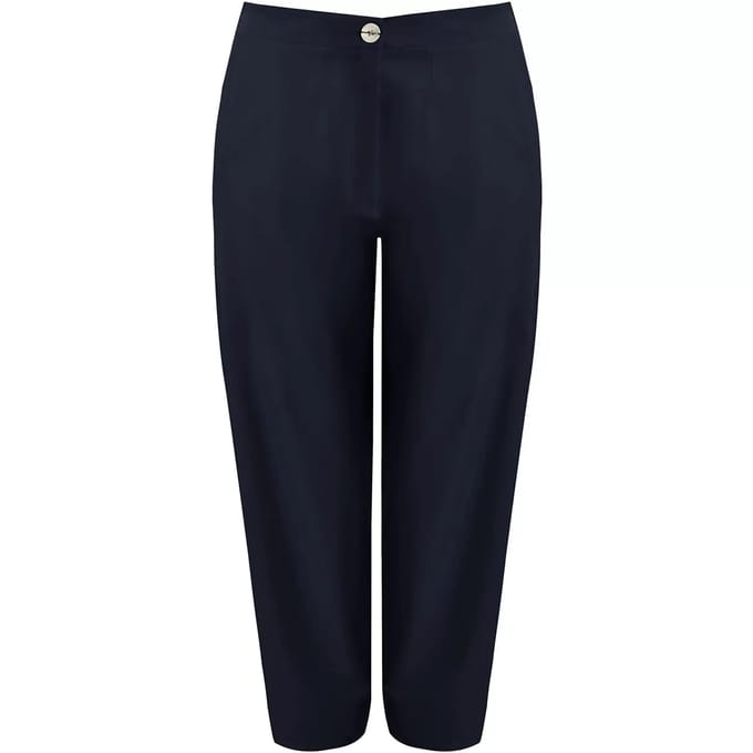 Barrelbroek met elastische taille aan de achterkant dames Mat Fashion
