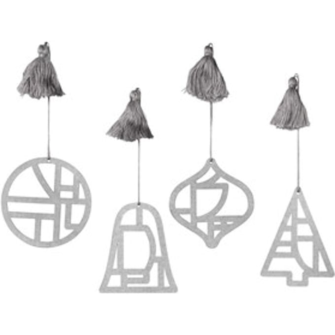 Kerst decoraties Broste Copenhagen FILI X4
