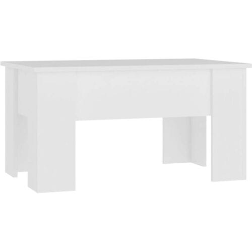 vidaXL Salontafel 79x49x41 cm bewerkt hout wit