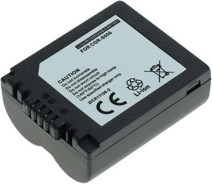 Huismerk Camera-accu CGA-S006 / CGR-S006E voor Panasonic