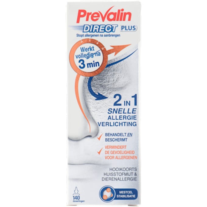 Prevalin Direct Plus Neusspray - Bij hooikoorts - Hooikoorts neusspray - 20ml