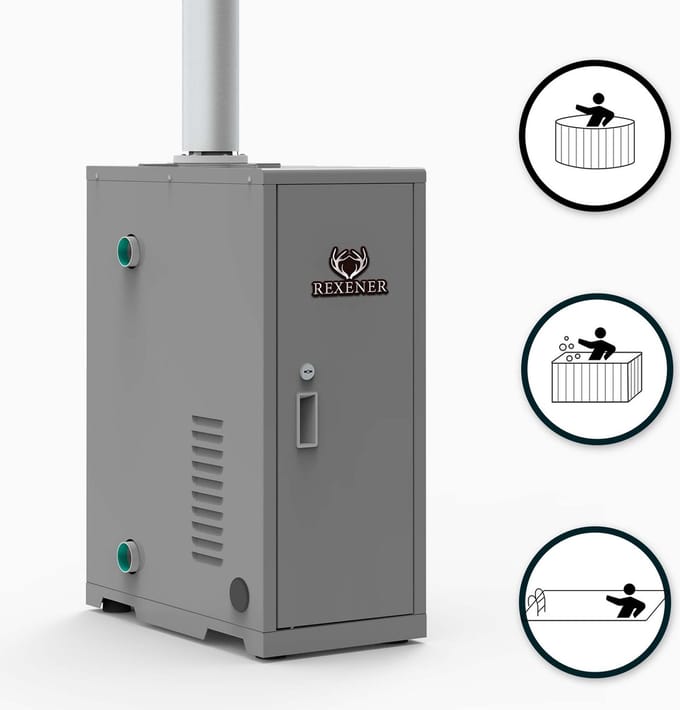 Rexener Bioheater basis voor hottub, spa of zwembad