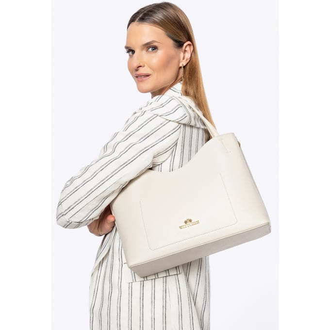Wittchen - Elegance Serie - Dameshandtas - Verwijderbare Pouch - Natuurlijke Leer