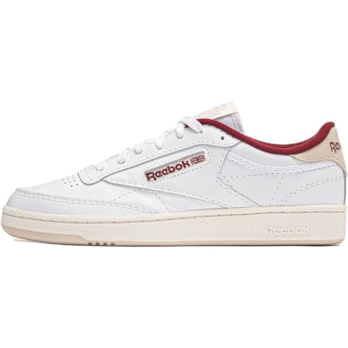 Reebok Club C 85 'Blanc Classic Maroon' 40.5 white