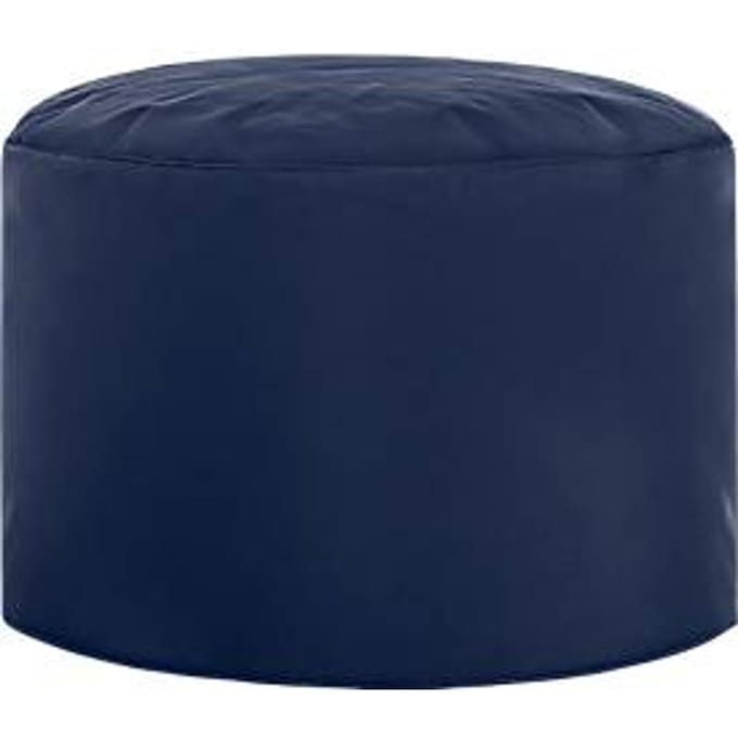 Poef DotCom scuba®, voor zitzak Swing, wasbaar, binnenin PVC gecoat, denim blauw