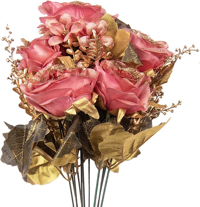 Clayre & Eef Kunstbloem 50 cm Roze Kunststof