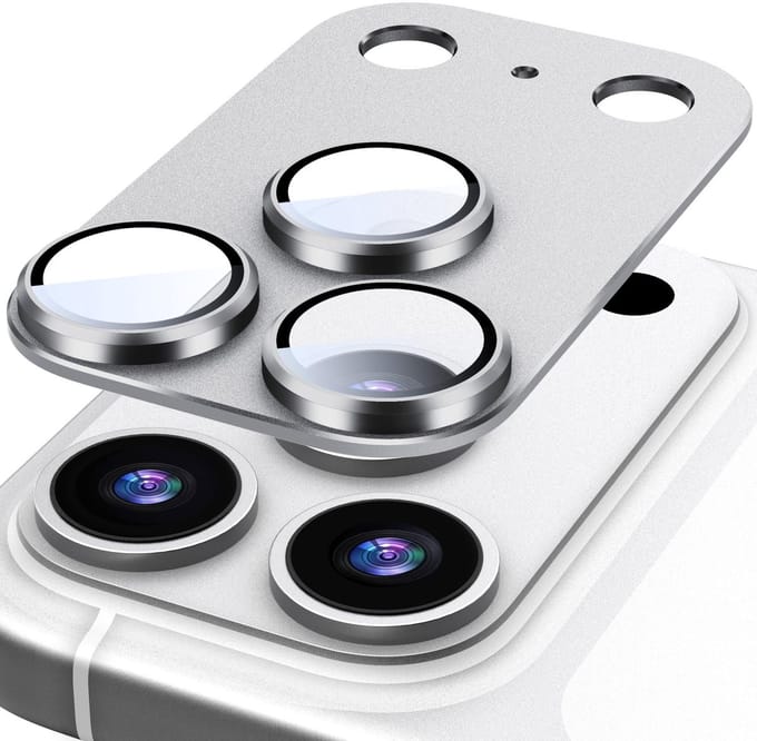 Dailygoods- Lensbeschermer HD Glas - Camera Protector iPhone 17 Pro - Krasbestendig - Matte Afwerking - Één Stuk - Camerabescherming