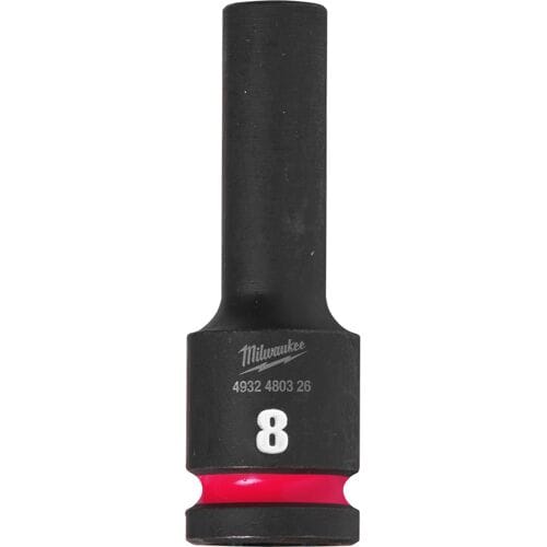 Milwaukee slagdop Shockwave 1/2 lang 8mm