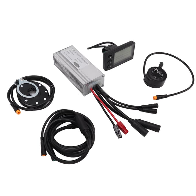 Elektrische Fiets Modificatie Kit Waterdichte 22A Controller S866 LCD Elektrische Fiets Ombouwkit gray