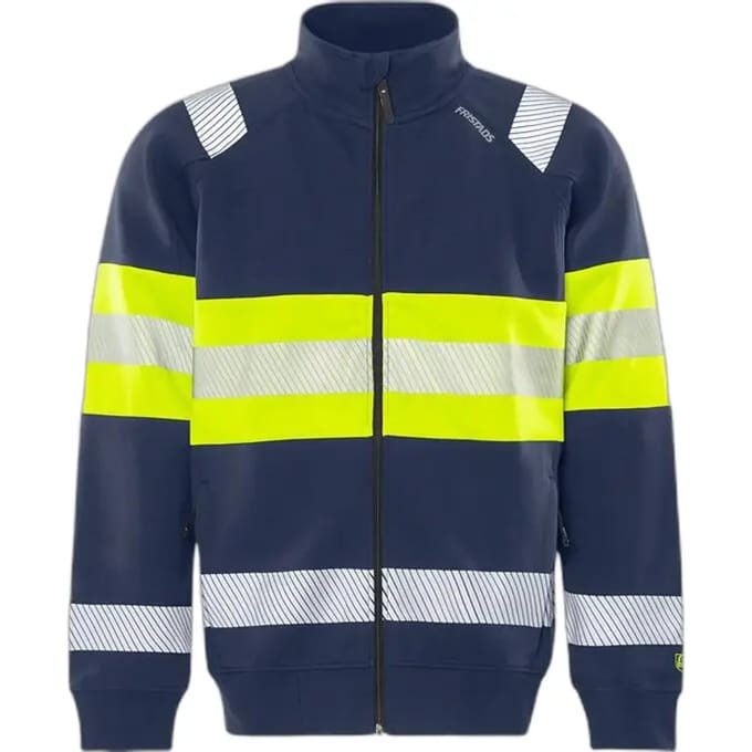 Fristads Signaliserende kleding High Vis-sweatjack KL 1 7531 Gkc 301562
