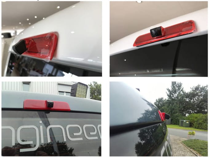 AHD Achteruitrijcamera in Remlicht voor Volkswagen Caddy 4-Pin