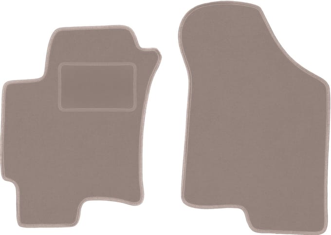 Beige voormatten voor: Hyundai Coupé II GK coupé (2001-2008)