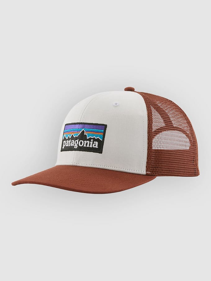 Patagonia P-6 Logo Trucker Cap wit