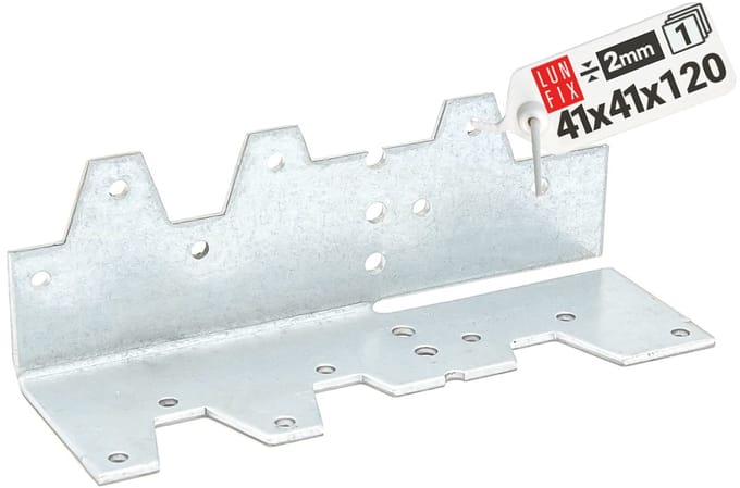 LUN FIX - Multifunctionele connector - 41x41x120x2 - flexibel inzetbaar - kruiskoppeling