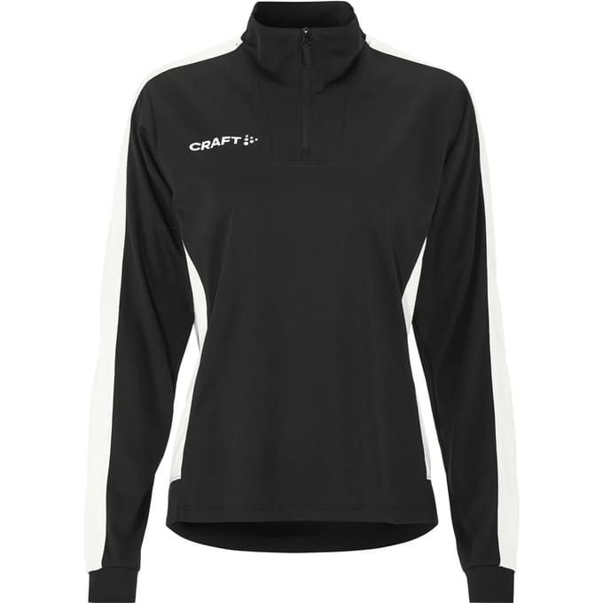 Craft dames-shirt met halve rits en lange mouwen Evolve 2.0 Contrast Half Zip W C17384