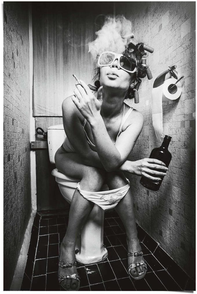 Poster Toilet - 91,5 x 61 - Papier - REINDERS