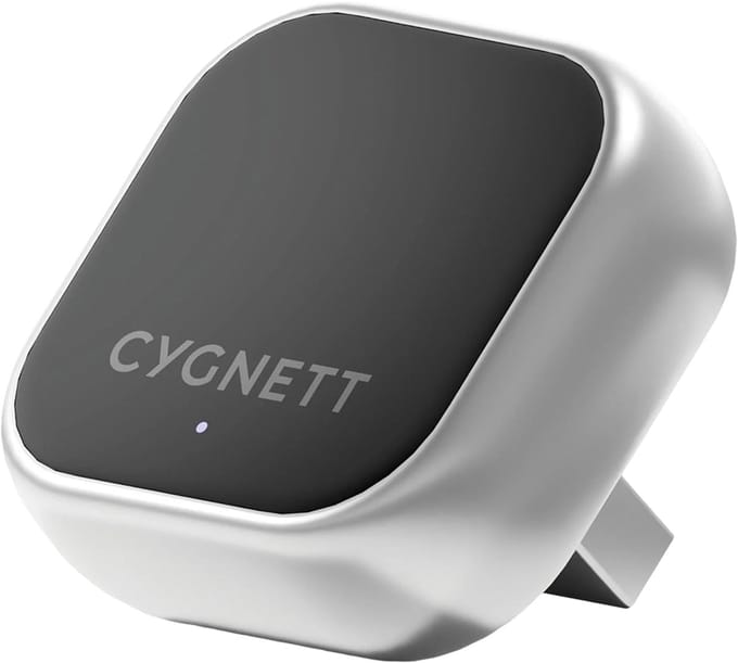 Cygnett, Draadloze Bluetooth autoadapter voor CarPlay en Android Auto, Grijs