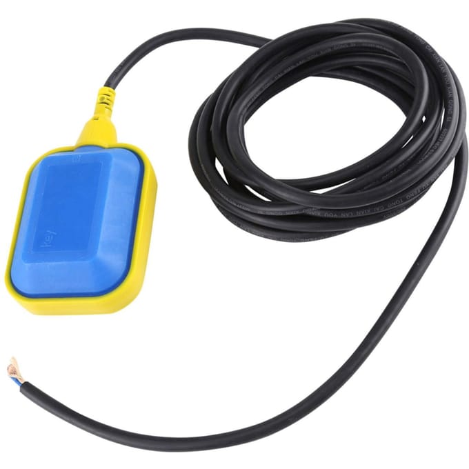 1pc Interrupteur à Flotteur Type Câble Contrôleur Capteur de Niveau d'Eau Liquide (Câble 3,7M)