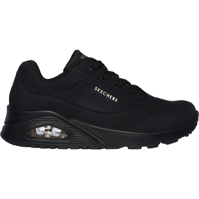Skechers Uno Stand On Air Dames Sneakers - 39 - Black