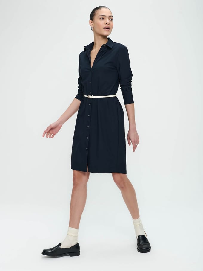 Dress Nico Easy Wear | Blue - Blue / S