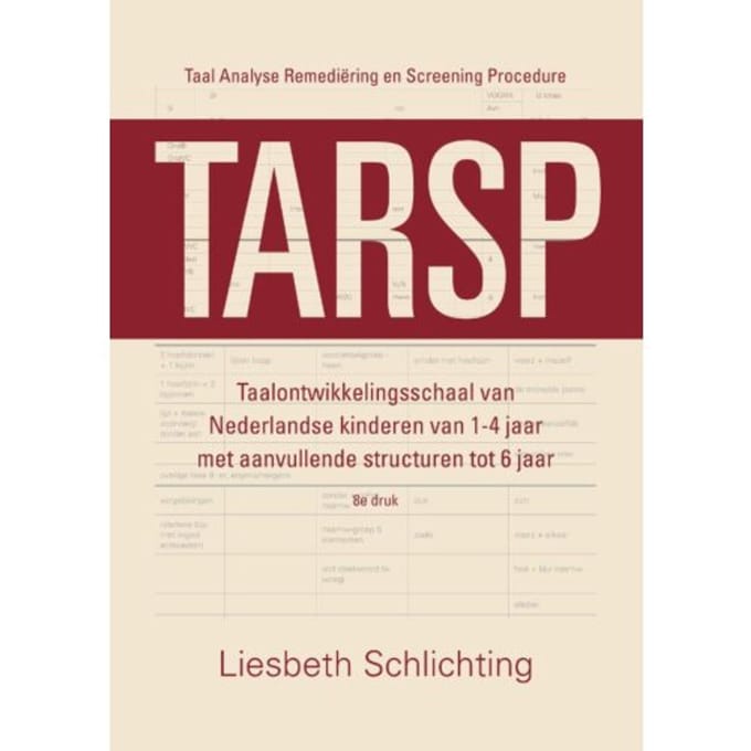 Tarsp - Taal Analyse Remediëring En Screening Procedure - Liesbeth Schlichting