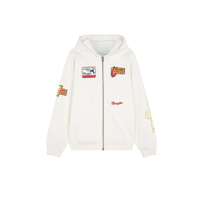 Hooded sweatshirt met rits Wrangler Graphic