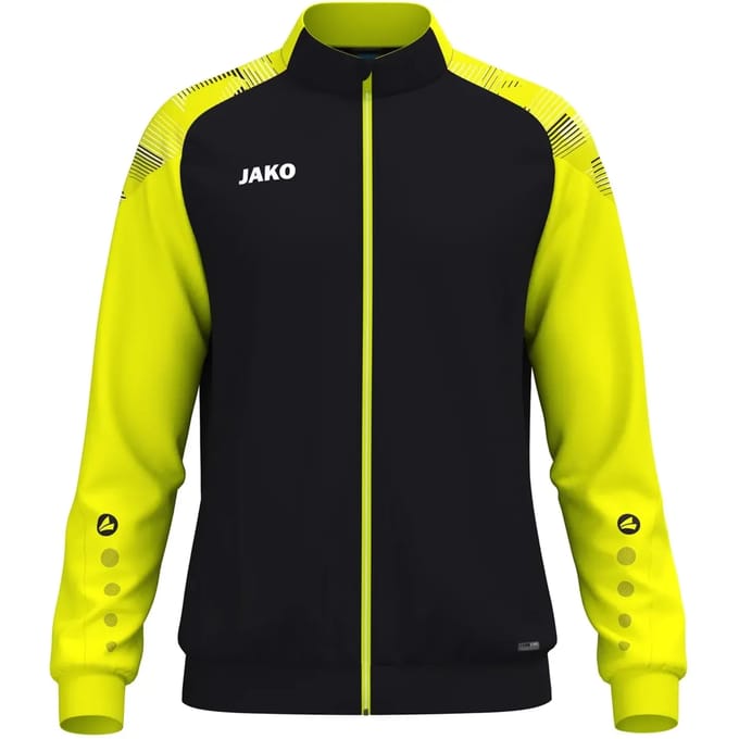 Jako Sonic Polyestervest Heren - Zwart / Fluogeel | Maat: S