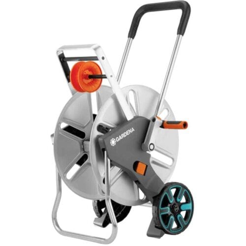 GARDENA CleverRoll L Easy Metal Slangwagen - Maximaal 100 Meter - Verstelbare Handgreep