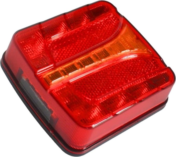 LED Achterlicht rechts 106x99mm met 5 polige bajonet