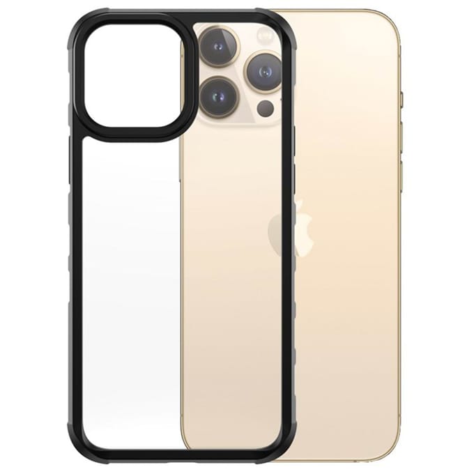 PanzerGlass SilverBullet ClearCase geschikt voor Apple iPhone 13 Pro Max - Zwart