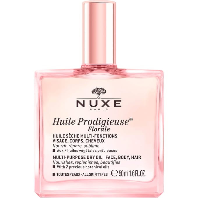 Nuxe Prodigieuse® Bloemige Droogolie 50 ml - Multi-purpose verzorgingsolie voor lichaam, gezicht & haar