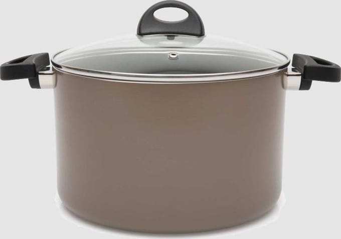 BergHOFF Kookpan met Deksel - 24 cm - Aluminium Soeppan - Beige