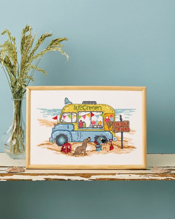 Borduurpakket Icecreamtruck - Permin